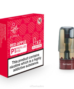 Elf Bar Kaufen T0NB161 | roter Apfel ELFBAR Mate 500 P1 vorgefüllte Kapseln (2er-Pack)