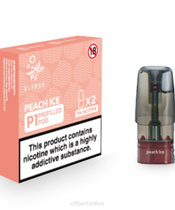 Elf Bar Kaufen Österreich T0NB152 | Pfirsicheis ELFBAR Mate 500 P1 vorgefüllte Kapseln (2er-Pack)