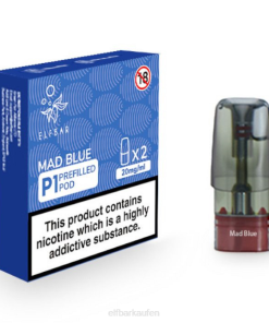 Elf Bar Kaufen Österreich T0NB160 | verrücktes Blau ELFBAR Mate 500 P1 vorgefüllte Kapseln (2er-Pack)