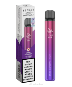 Elf Bar Kaufen Österreich T0NB24 | Traubenhimbeere ELFBAR 600V2 Einweg-Vapor