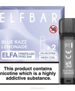 Elf Bar Preis T0NB119 | Blue Razz Limonade ELFBAR ELFA vorgefüllte Kapsel (2er-Pack)