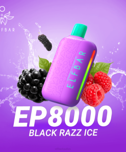 Elf Bar Preis T0NB311 | schwarzes Razz-Eis ELFBAR EP8000 Einweg-Vapor