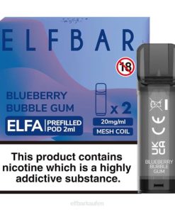 Elf Bar Preise Österreich T0NB126 | Blaubeer-Kaugummi ELFBAR ELFA vorgefüllte Kapsel (2er-Pack)