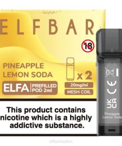 Elf Bar Preise Österreich T0NB134 | Ananas-Zitronen-Soda ELFBAR ELFA vorgefüllte Kapsel (2er-Pack)