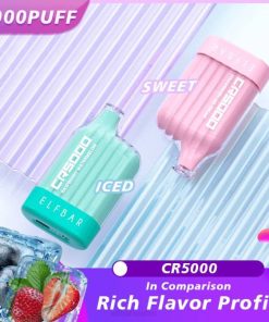 Elf Bar Preise Österreich T0NB270 | Pfirsich-Erdbeer-Wassermelone ELFBAR CR5000 Einweg-Vapor