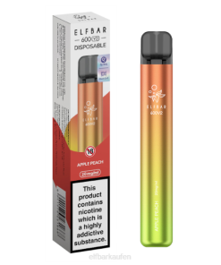 Elf Bar Österreich Preis T0NB11 | Apfel-Pfirsich ELFBAR 600V2 Einweg-Vapor