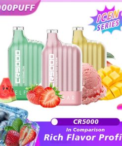 Elf Bar Österreich Preis T0NB267 | Pfirsicheis ELFBAR CR5000 Einweg-Vapor