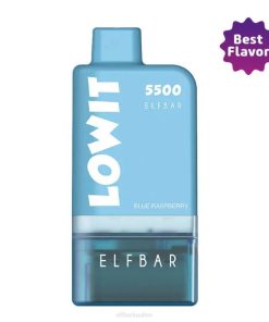 Elf Bar Österreich T0NB370 | blaue Himbeere + blaue Batterie ELFBAR LOWIT 5500 vorgefülltes Pod-Kit