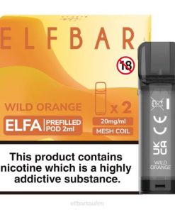 Elfbar Österreich Geschmack T0NB133 | wilde Orange ELFBAR ELFA vorgefüllte Kapsel (2er-Pack)