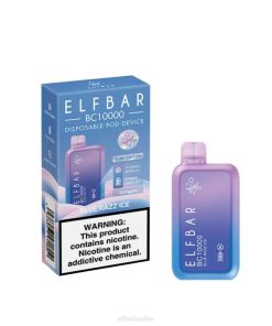 Elfbar Österreich Geschmack T0NB277 | blaues Razz-Eis ELFBAR BC10000 Einweg-Vapor