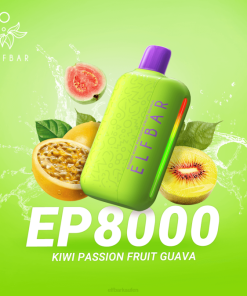 Elfbar Österreich Geschmack T0NB301 | Kiwi, Passionsfrucht, Guave ELFBAR EP8000 Einweg-Vapor