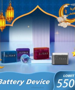 Elfbar Österreich Geschmack T0NB333 | Schwarz ELFBAR LOWIT 5500 Vorgefülltes Pod-Batteriegerät