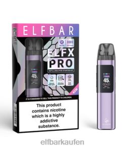 Elf Bar Österreich F64X62 - ELFBAR ELFX Pro Öffnen Sie das POD -Gerät lila